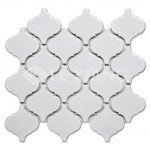 Arabesque Ceramic Kithen Backsplash Mosaic Tiles-3