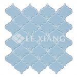 Arabesque Crystal Glass Mosaic Tile For Bathroom Wall And Floors-1