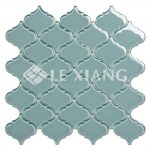 Arabesque Crystal Glass Mosaic Tile For Bathroom Wall And Floors-4