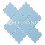 Arabesque Glass Mosaic Tile For Bathroom Wall And Floors-2