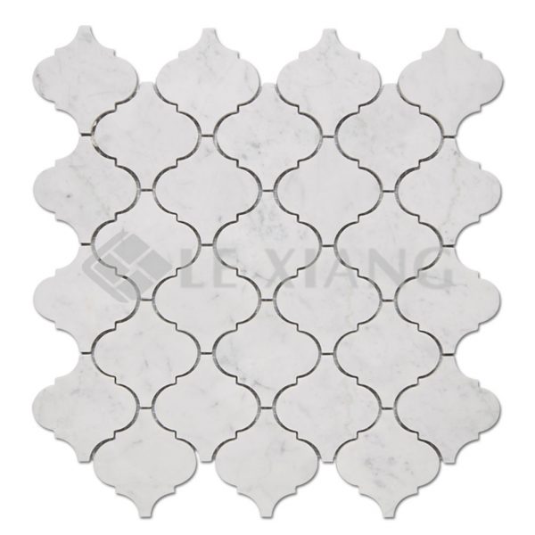 Arabesque Kitchen Backsplash Marble Mosaic Stone Tile-1