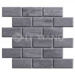 Beveled Brick Stone Tile Marble Mosaic Tile Flooring -1