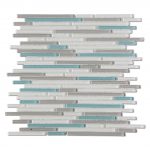 Blends Strip Crystal Kitchen Backsplash Glass Mosaic Tiles-1