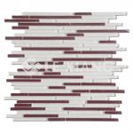 Blends Strip Crystal Kitchen Backsplash Glass Mosaic Tiles-4