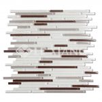 Blends Strip Crystal Kitchen Backsplash Glass Mosaic Tiles-5