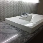 Brazil Super White Marble For Bathroom Vanity Tops-1