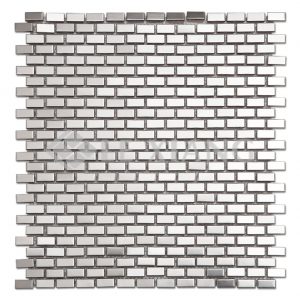 Brick Kitchen Bachsplash Stainless Steel Mosaic Tile-1