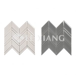 Chevron Crystal Glass Mosaics Tile For Kitchen Backsplash-3