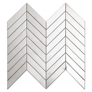 Chevron Stainless Steel Mosaic Tile Kitchen Backsplash 1-1