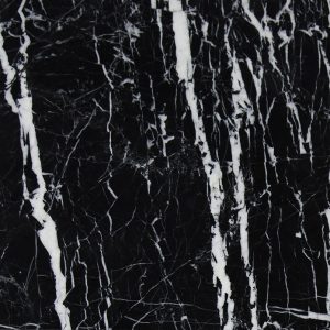 China Black With White Vein Marble For Hall Flooring-1