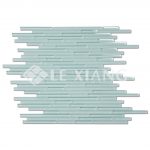 Colorful Strip Crystal Glass Mosaic Tile 2-3