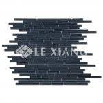 Colorful Strip Crystal Glass Mosaic Tile 2-7