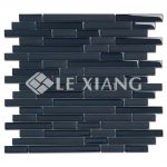 Colorful Strip Crystal Glass Mosaic Tile 4-4