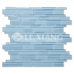 Colorful Strip Crystal Glass Mosaic Tile 6-3