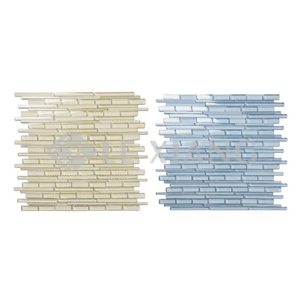 Colorful Strip Crystal Glass Mosaic Tile 7-1