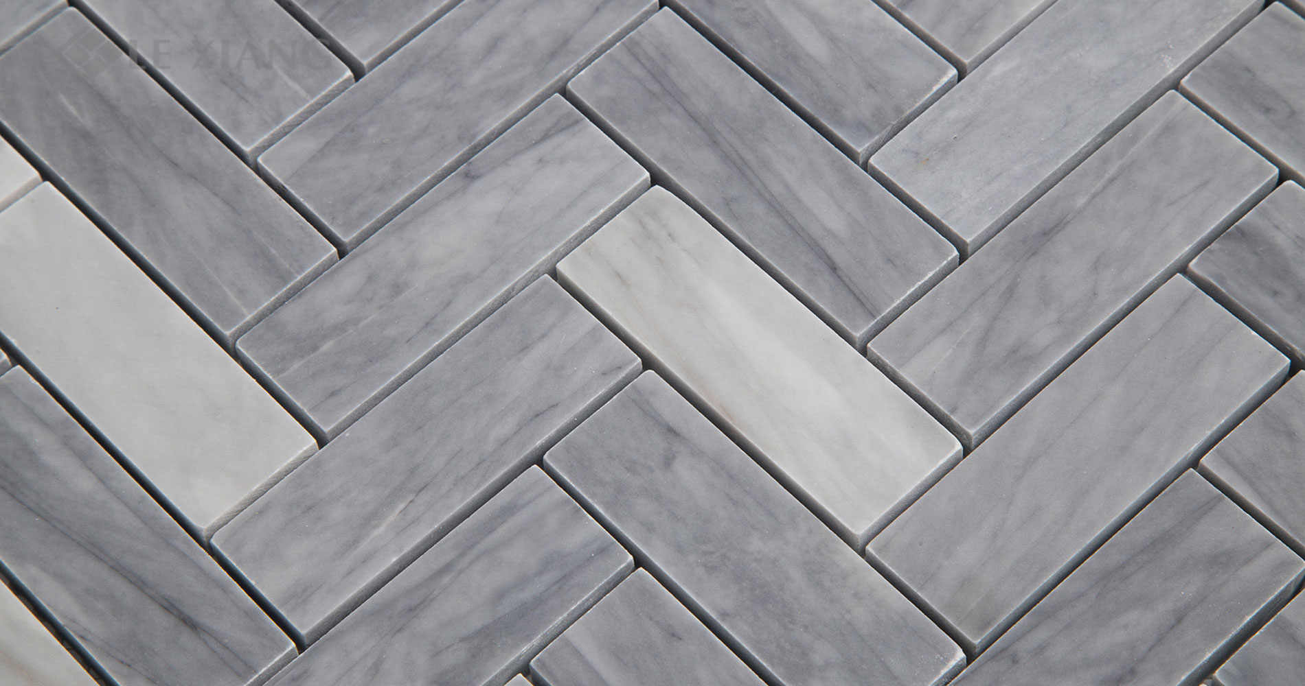 Gray-Marble-Herringbone-Stone-Mosaic-Tiles-Floors-5