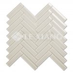 Herringbone Crystal Glass Mosaic Tile Kitchen Backsplash-4