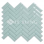 Herringbone Glass Mosaic Tile Kitchen Backsplash Bathroom Wall-13