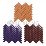 Herringbone Glass Mosaic Tile Kitchen Backsplash Bathroom Wall-15