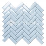 Herringbone Glass Mosaic Tile Kitchen Backsplash Bathroom Wall-3