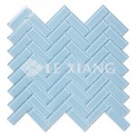 Herringbone Glass Mosaic Tile Kitchen Backsplash Bathroom Wall-7