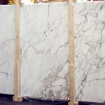 Italian White Gold Calacatta Marble Living Room Floors-13