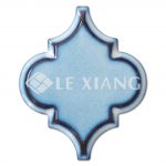 Lantern Ceramic Blue Mosaic Tile For Bathroom Flooring-2