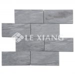 Latin Blue Brick Marble Mosaic Tile For Bathroom Flooring-2