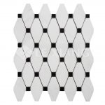 Marble Long Octagon Mosaic Tile Kitchen Backsplash-2