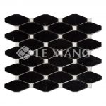 Marble Long Octagon Mosaic Tile Kitchen Backsplash-4