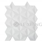 Marble Rhombus Mosaic Tile Kitchen Backsplash-2