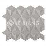 Marble Rhombus Mosaic Tile Kitchen Backsplash-3