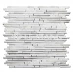 Marble Strip Mosaic Tile For Kitchen Backsplash And Bathroom Floor Backsplash Wall 2-3