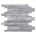 Marble Strip Mosaic Tile For Kitchen Backsplash And Bathroom Floor Backsplash Wall 3-4