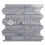 Marble Strip Mosaic Tile For Kitchen Backsplash And Bathroom Floor Backsplash Wall 4-4