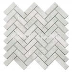 Ming Green Herringbone Stone Mosaic Tile-2