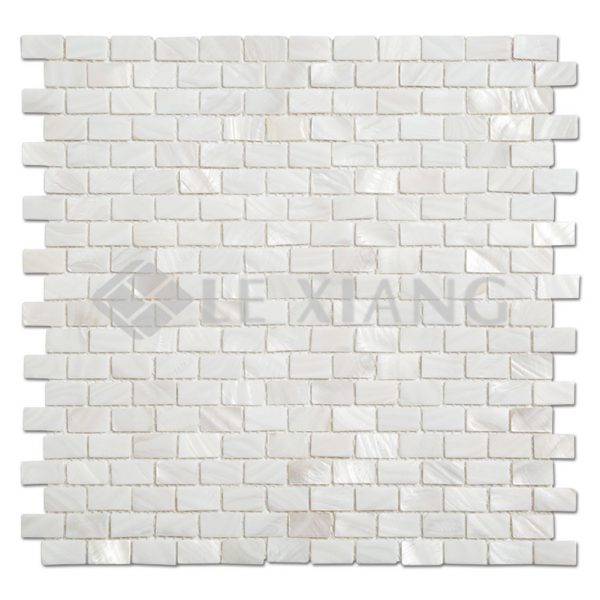 Mother Of Pearl Brick Kitchen Backsplash Mosaic Tile-1