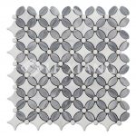 Mumflower Pattern Marble Mosaics Tile-2