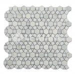 Sunflower Marble Mosaic Tiles For Bathroom Flooring Wall-4