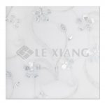 Water Jet Cut Marble Mosaic Tile Bathroom Wall Orchid-1