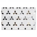 Water Jet Cut Stone Mosaic Tile Clover For Kitchen Backsplash Wall Tile-2