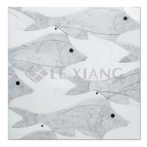 Waterworks Tile Stone Mosaic Tile Flying Fish For Bathroom Wall Kitchen Backsplash-1