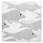 Waterworks Tile Stone Mosaic Tile Flying Fish For Bathroom Wall Kitchen Backsplash-2