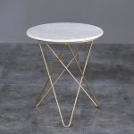 White Marble Top Coffee Table For Living Room-3