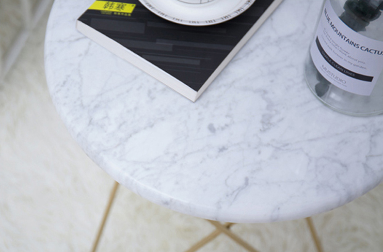 White Marble Top Coffee Table For Living Room 7