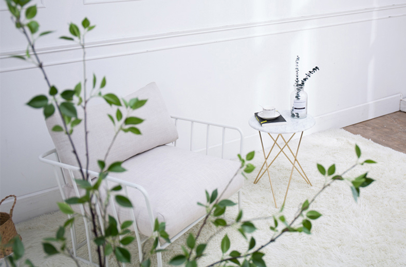 White Marble Top Coffee Table For Living Room 9