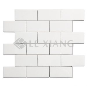 White Thassos Brick Marble Mosaic Tile For Bothroom Wall Kitchen Backsplash-1