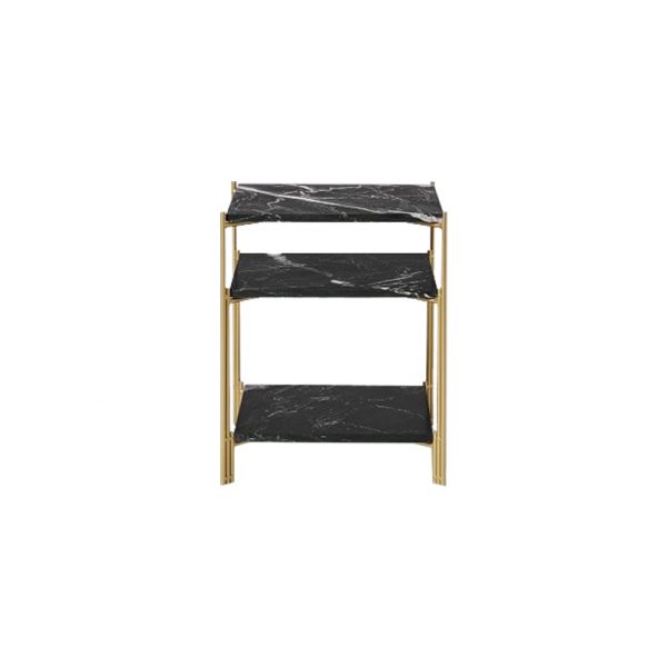 Three-tier Square Marble Side Table-5