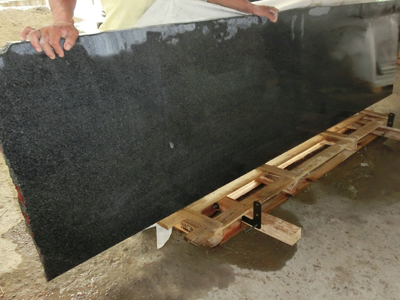 G654 Granite Big Slab Honed Finish Exterior Wall-4