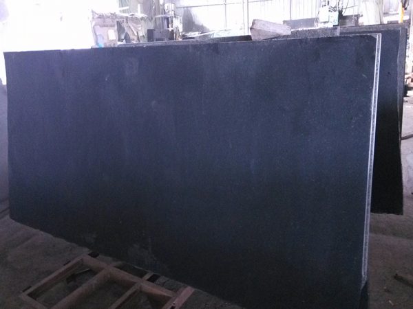 G684 Granite Black Color Flamed Finish Slabs-1